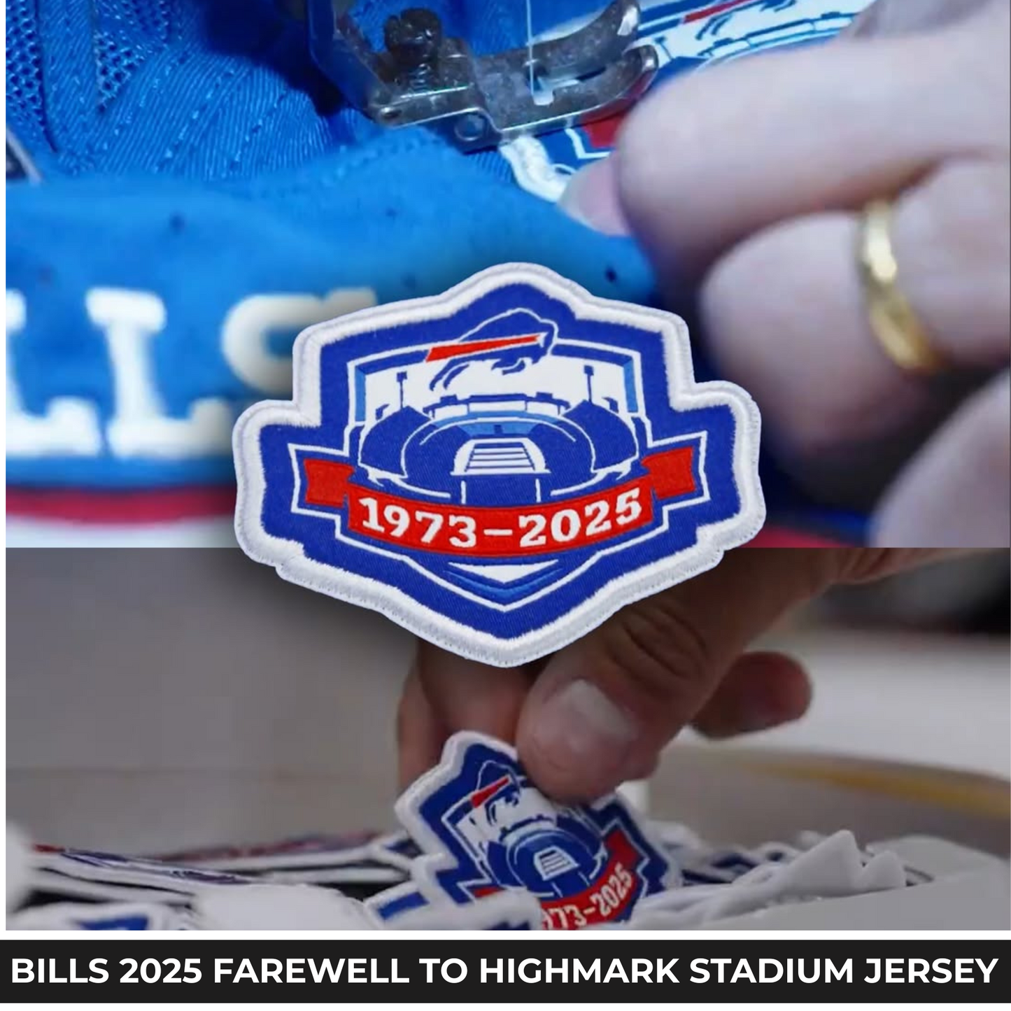 Buffalo Bills 2025 Jersey All Stitched - Farewell to Highmark Stadium