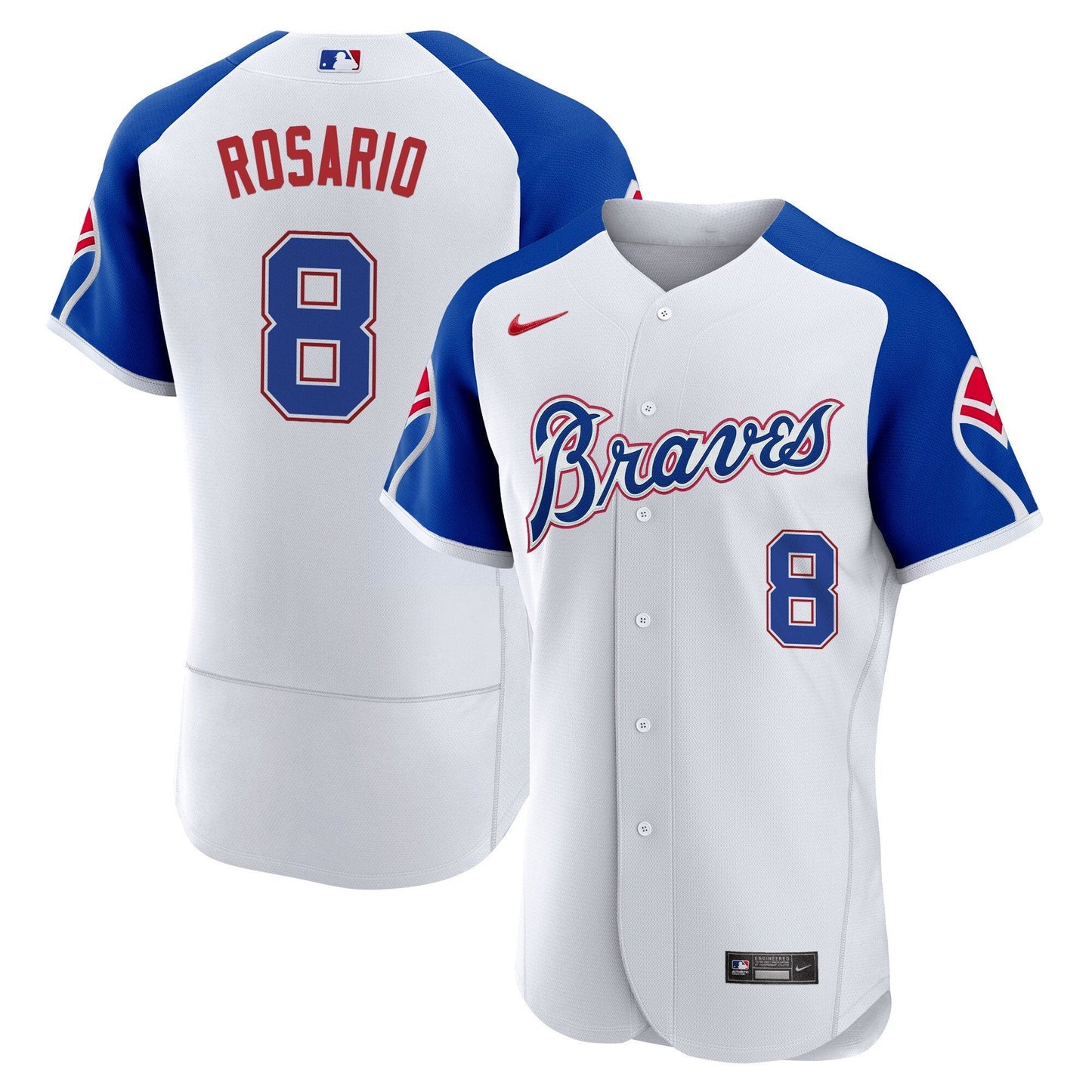 Atlanta Braves Throwback 1974 - 1982 Flex Base Jersey - All Stitched