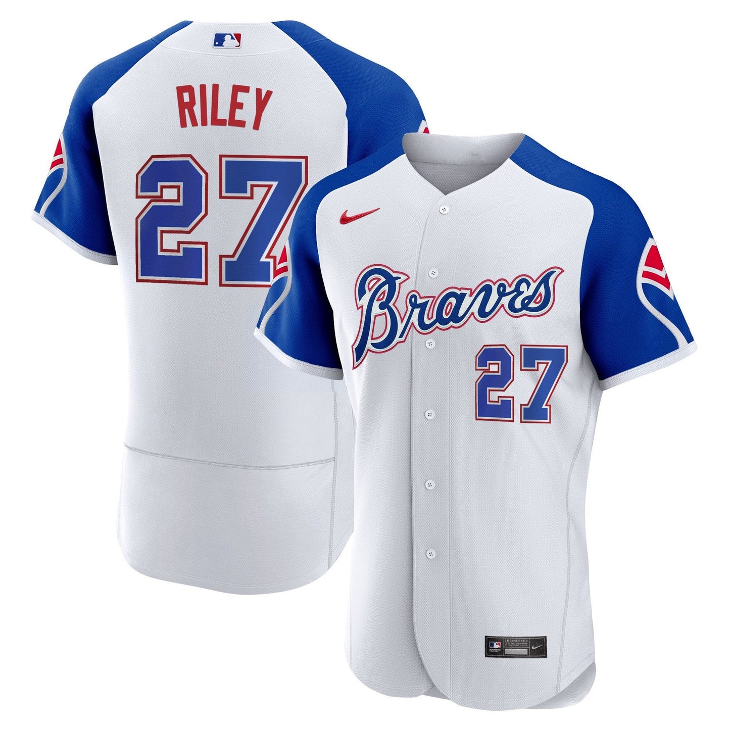 Atlanta Braves Throwback 1974 - 1982 Flex Base Jersey - All Stitched