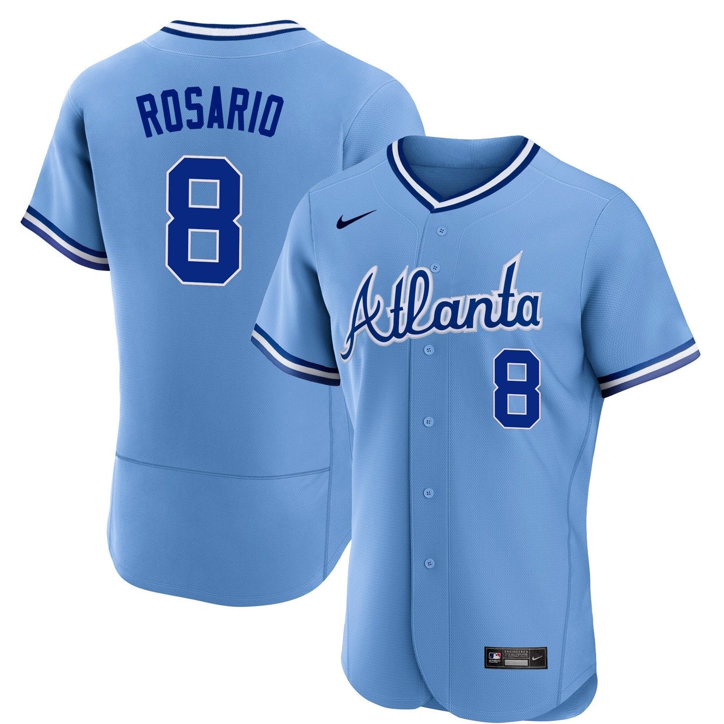 Atlanta Braves Throwback 1974 - 1982 Flex Base Jersey - All Stitched