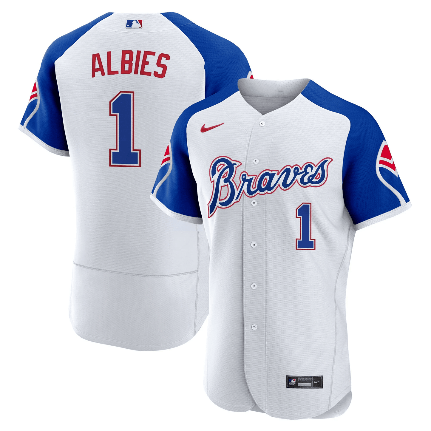 Atlanta Braves Throwback 1974 - 1982 Flex Base Jersey - All Stitched