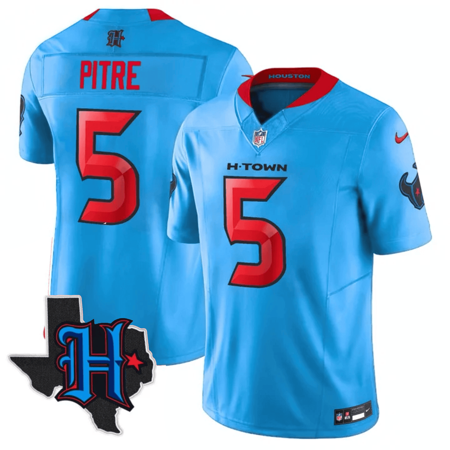 Men's Houston Texans 2024 Texas Patch Vapor Limited Jersey - All Stitched