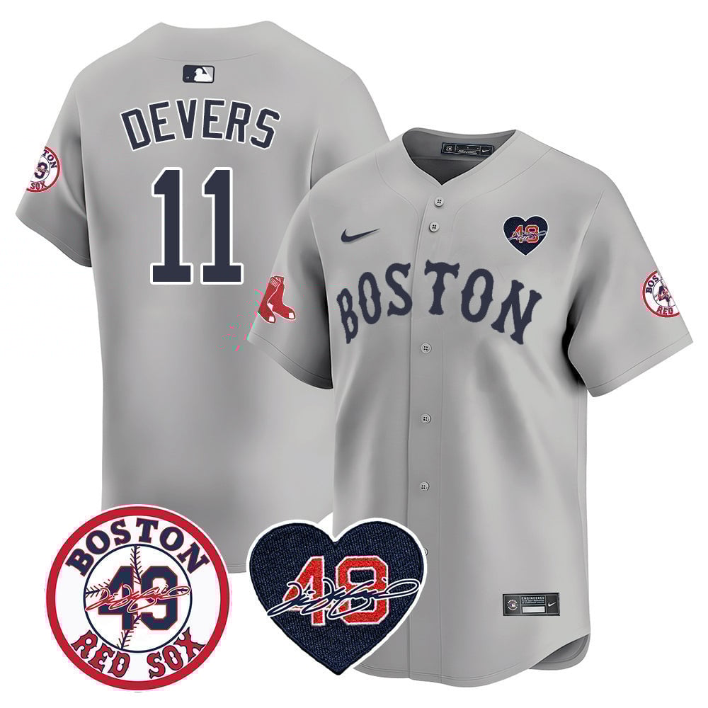 Red Sox Tim Wakefield Memorial Patch Vaper Premier Limited Jersey - All Stitched- All Stitched