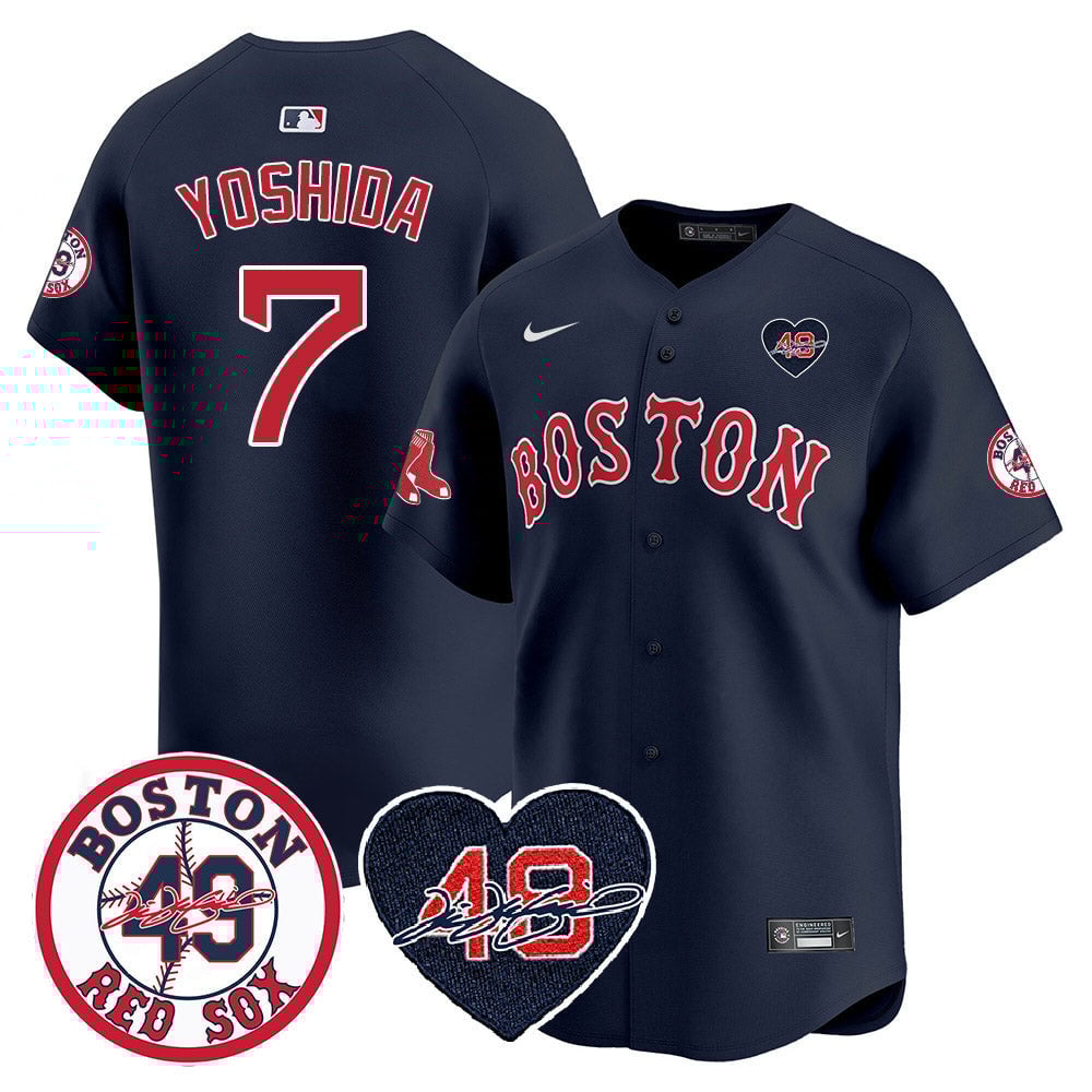 Red Sox Tim Wakefield Memorial Patch Vaper Premier Limited Jersey - All Stitched- All Stitched