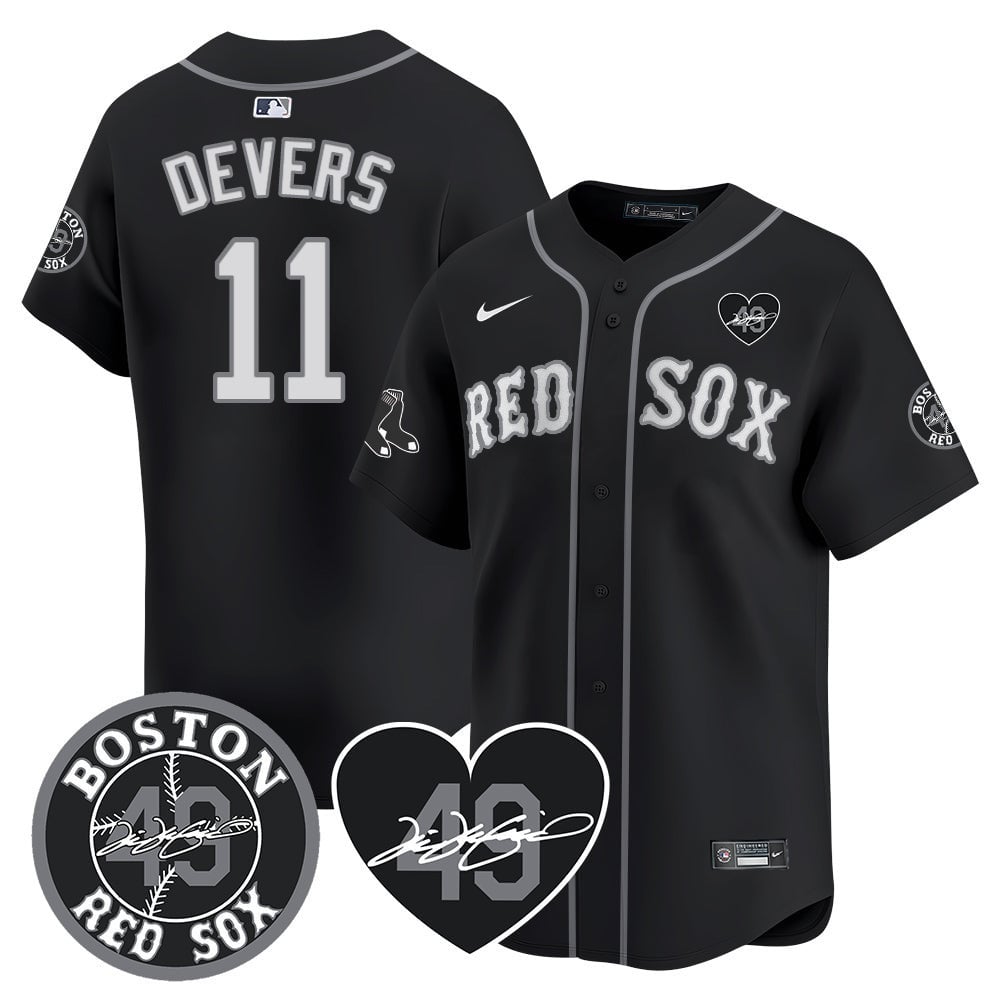 Red Sox Tim Wakefield Memorial Patch Vaper Premier Limited Jersey - All Stitched- All Stitched