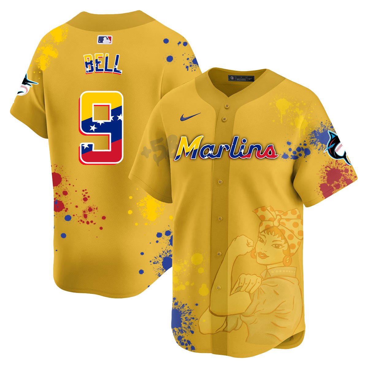 Miami Marlins 2024 Venezuelan Heritage Jersey