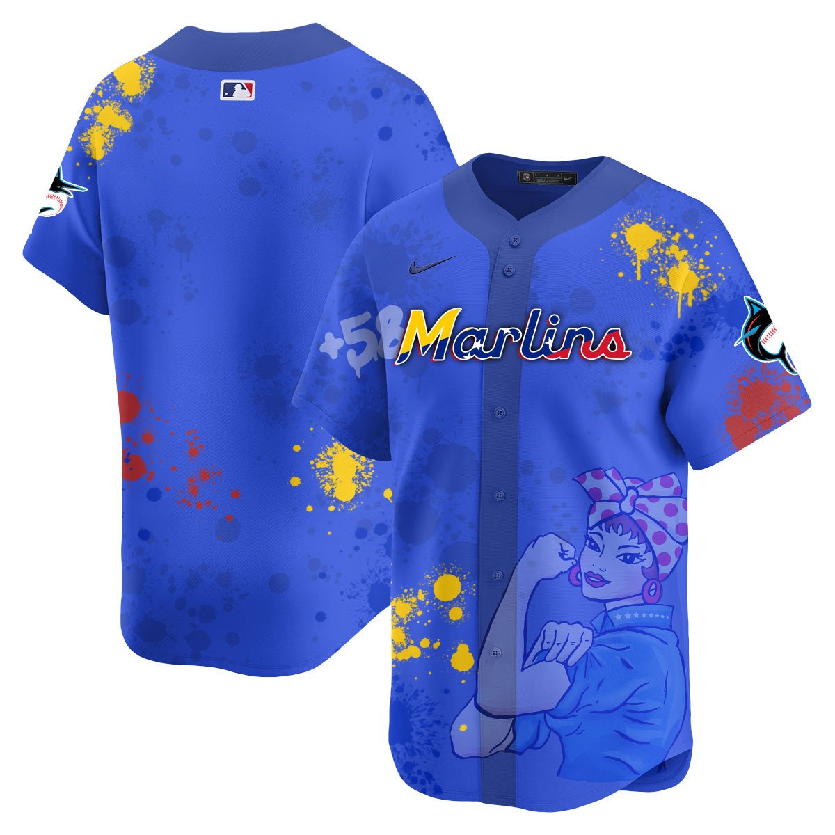Miami Marlins 2024 Venezuelan Heritage Jersey
