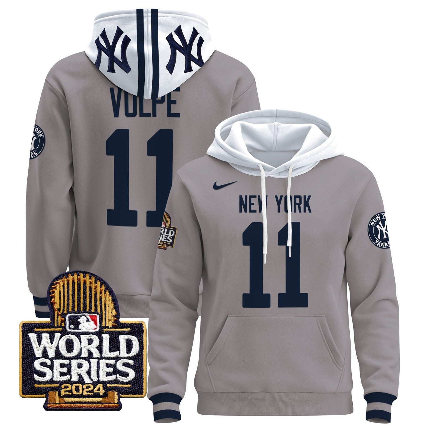 New York Yankees 2024 World Series Pullover Hoodie - All Stitched