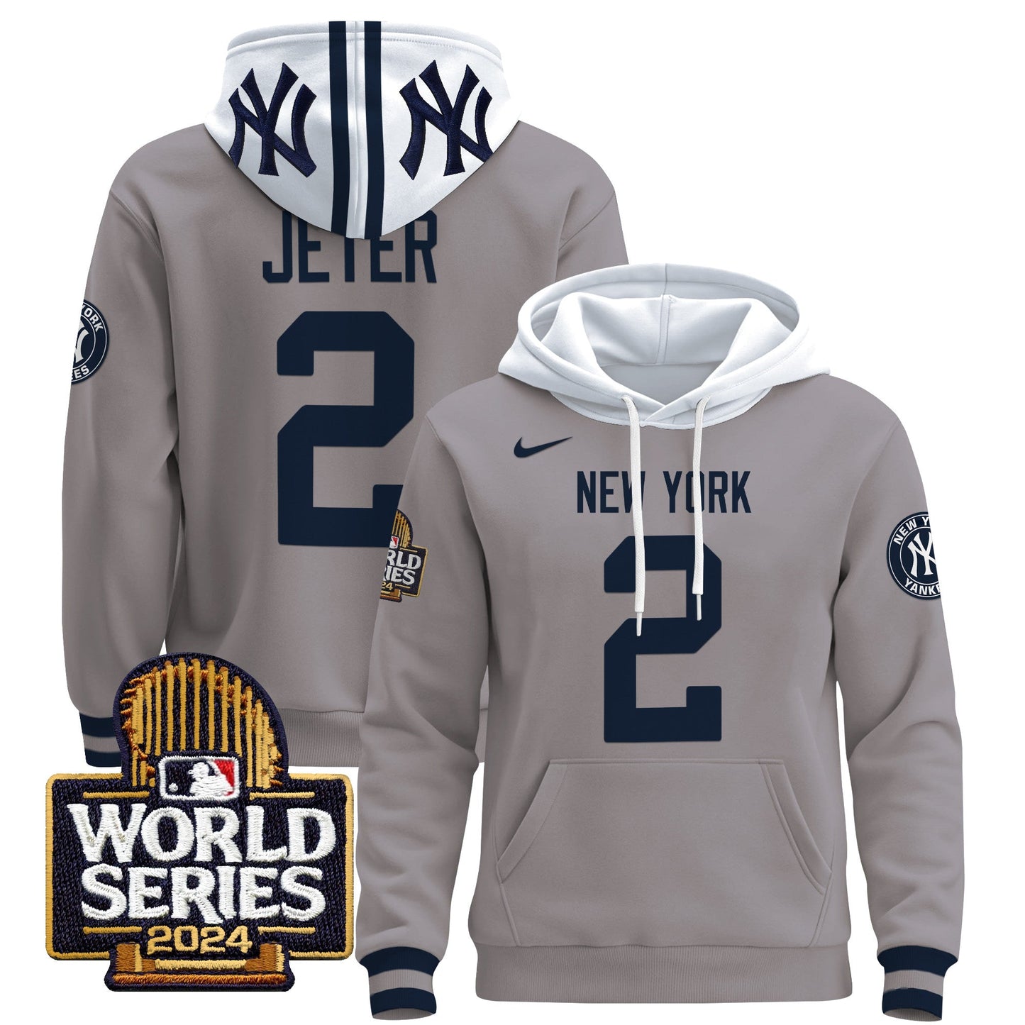 New York Yankees 2024 World Series Pullover Hoodie - All Stitched