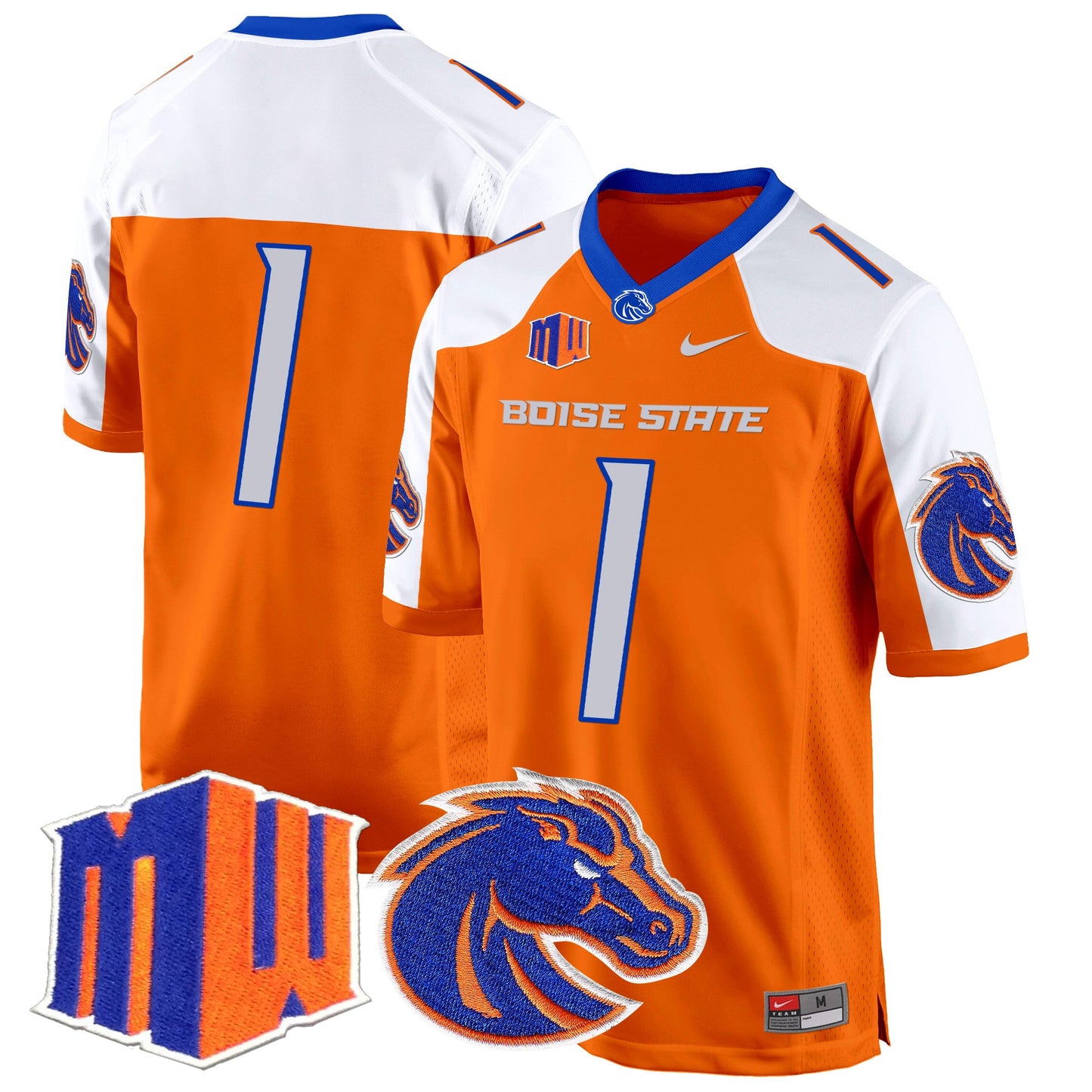 Boise State Broncos 2024 Game Jersey - All Stitched