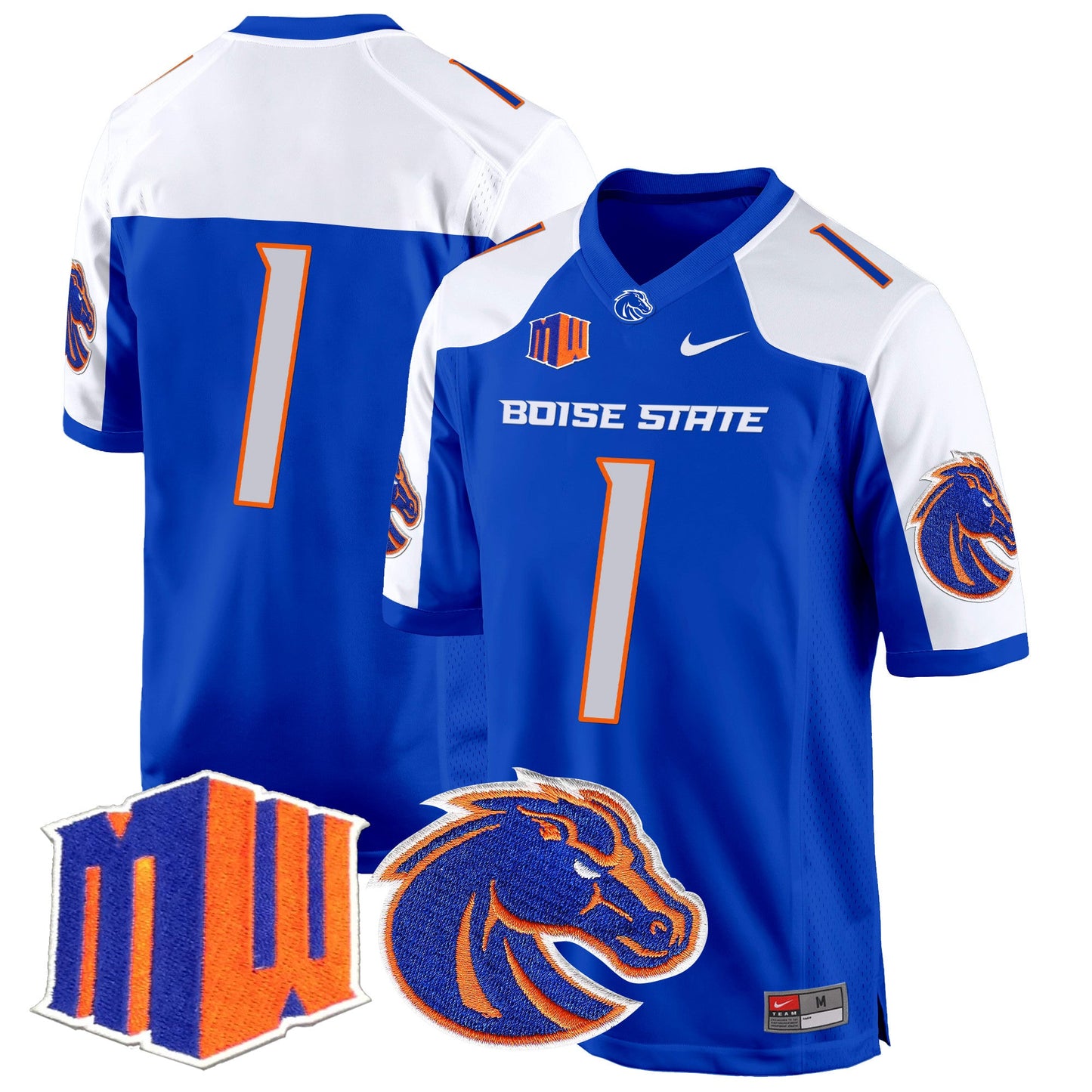 Boise State Broncos 2024 Game Jersey - All Stitched