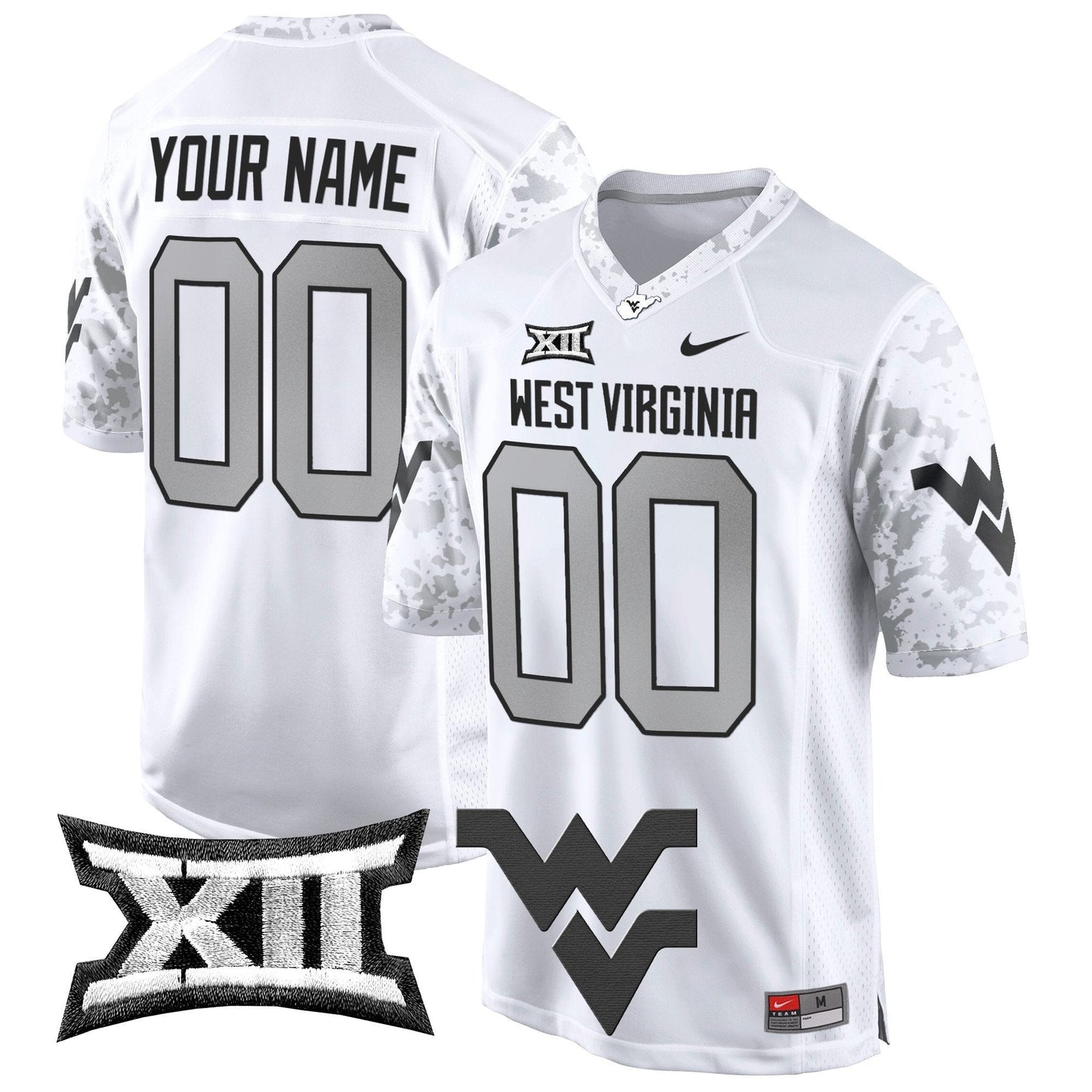 WVU 2024 Game Custom Jersey - All Stitched