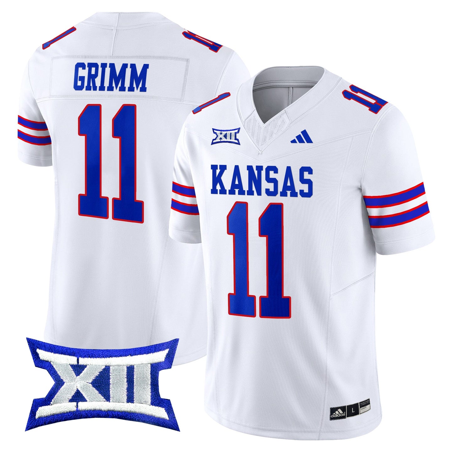 Kansas Jayhawks 2024 Vapor Limited Jersey V2 - All Stitched