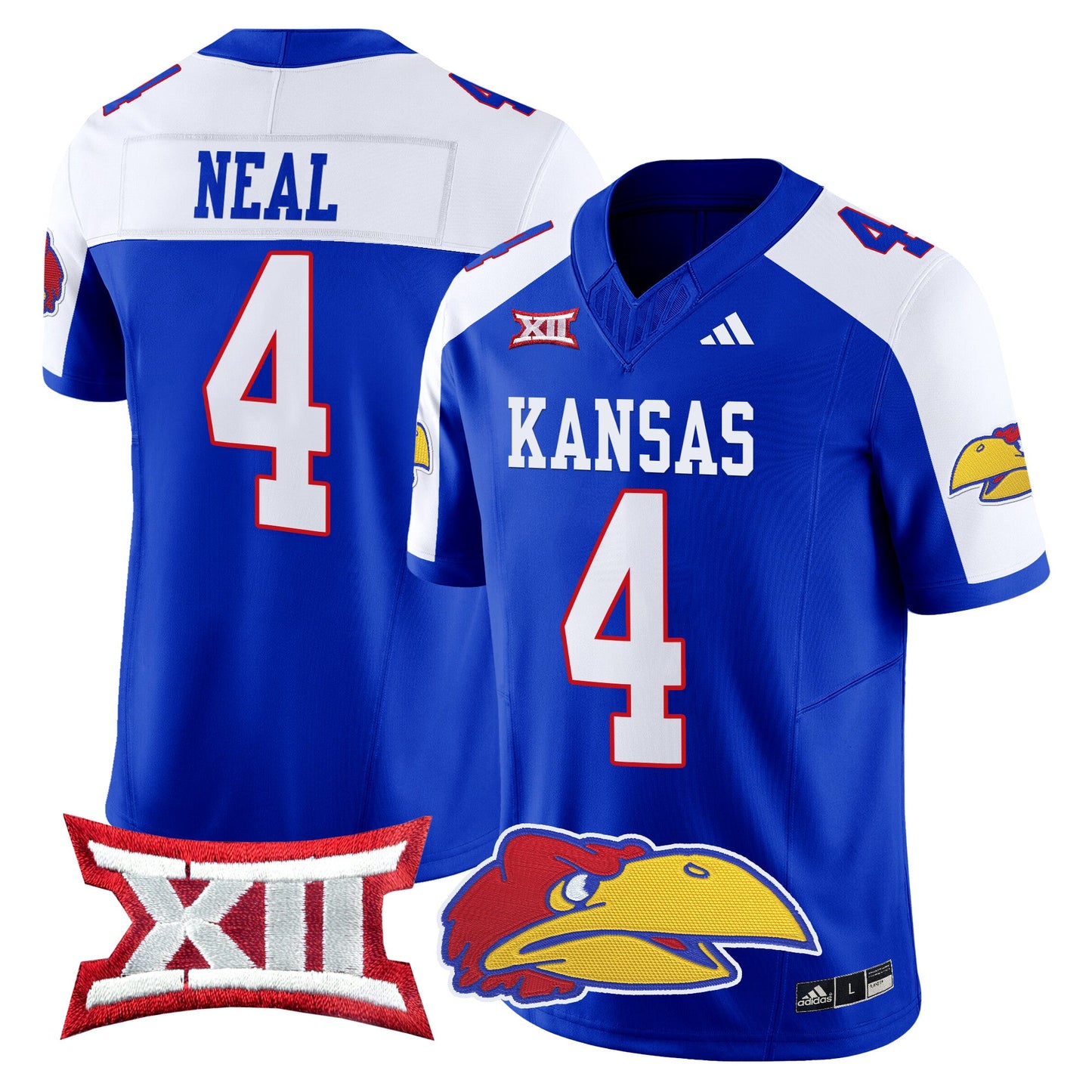 Kansas Jayhawks 2024 Vapor Limited Jersey V2 - All Stitched