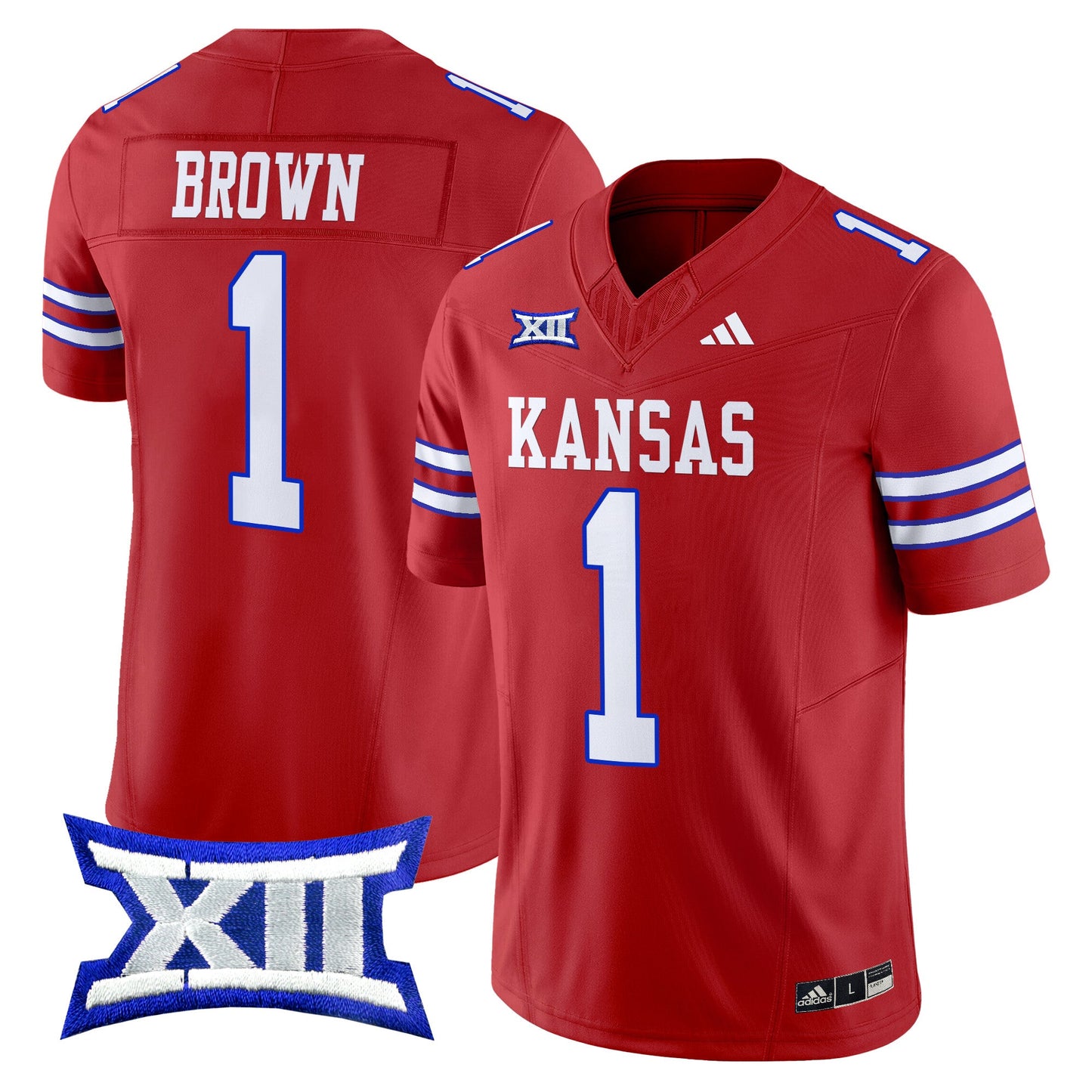 Kansas Jayhawks 2024 Vapor Limited Jersey V2 - All Stitched