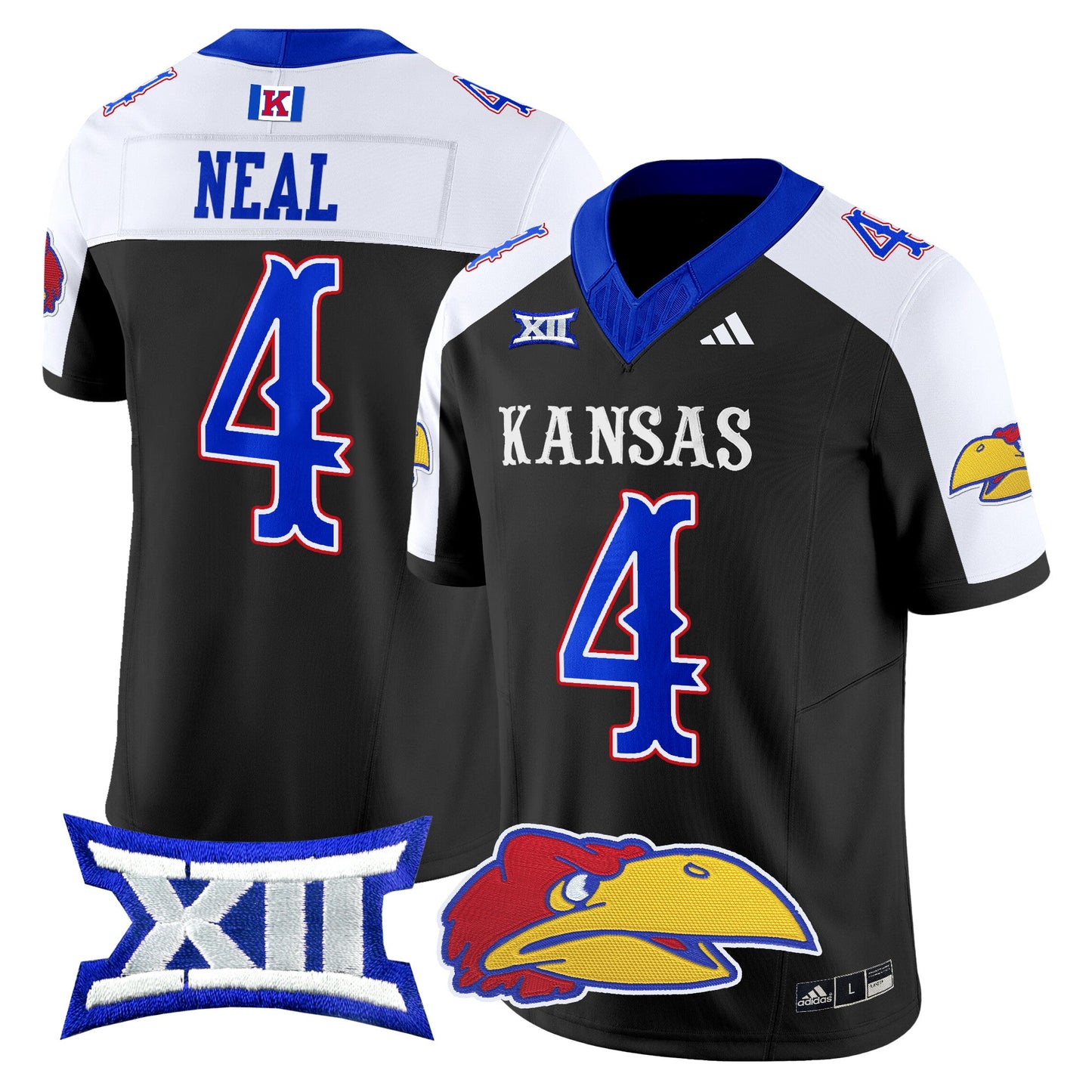 Kansas Jayhawks 2024 Vapor Limited Jersey V2 - All Stitched