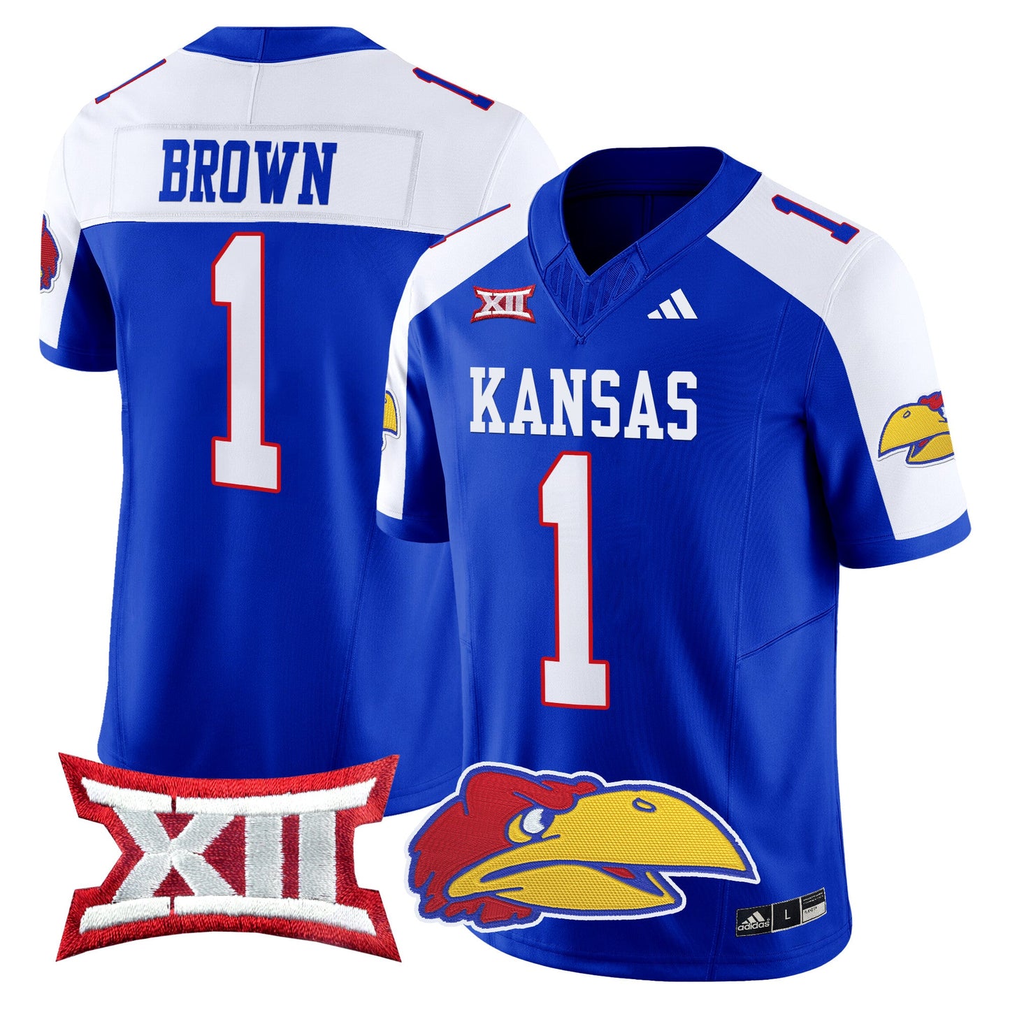 Kansas Jayhawks 2024 Vapor Limited Jersey V2 - All Stitched