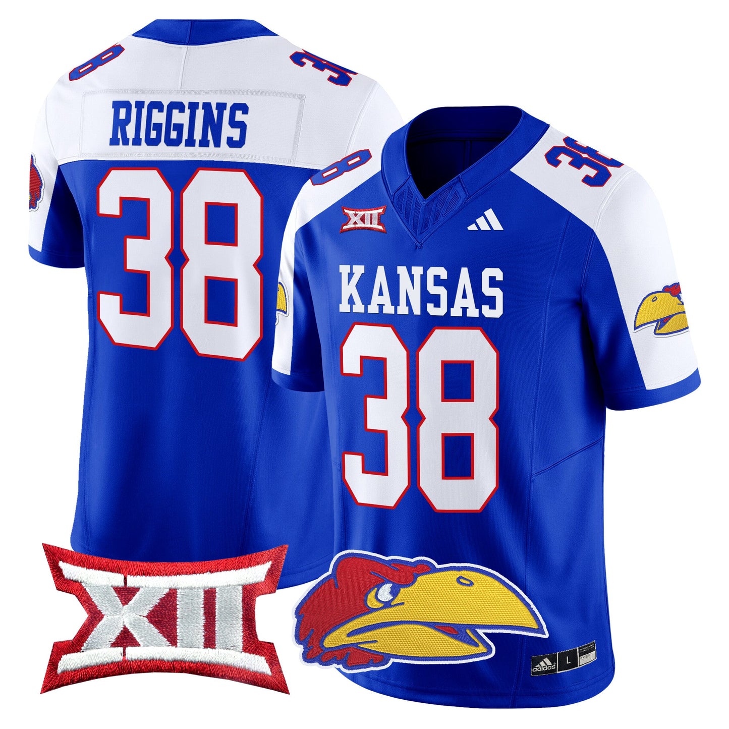Kansas Jayhawks 2024 Vapor Limited Jersey V2 - All Stitched