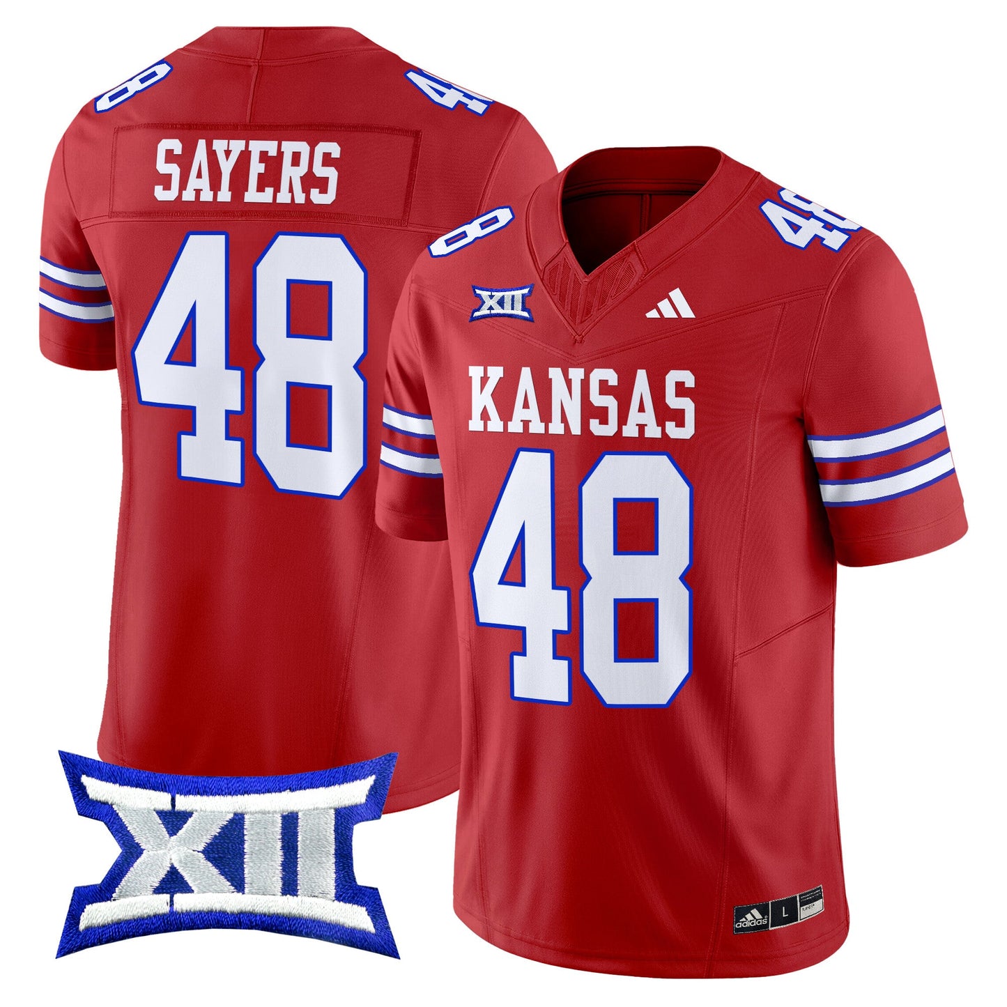 Kansas Jayhawks 2024 Vapor Limited Jersey V2 - All Stitched