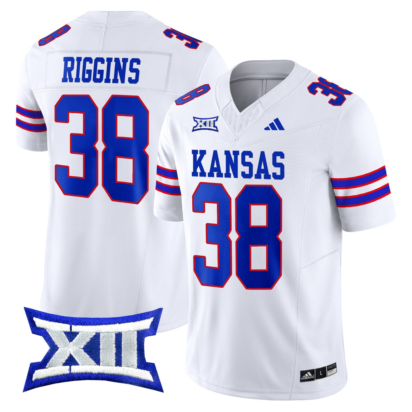 Kansas Jayhawks 2024 Vapor Limited Jersey V2 - All Stitched