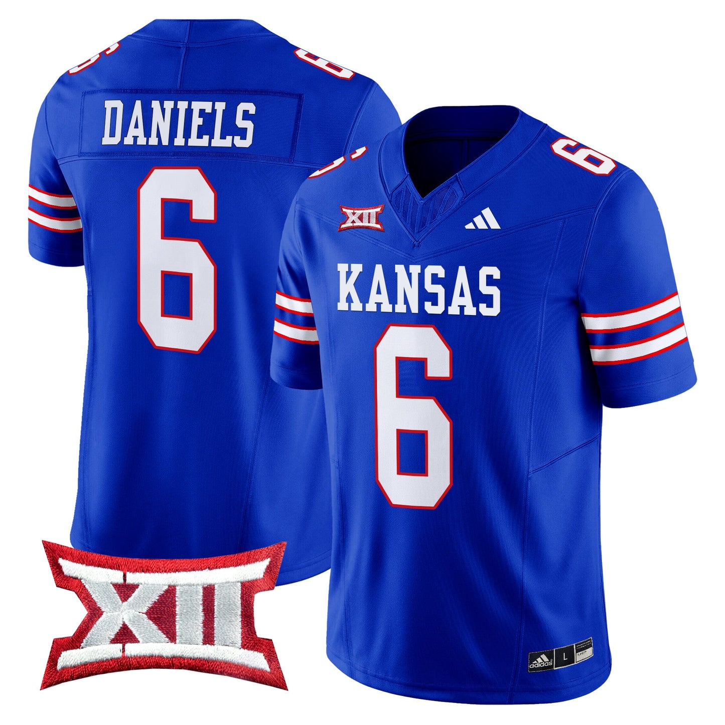 Kansas Jayhawks 2024 Vapor Limited Jersey V2 - All Stitched