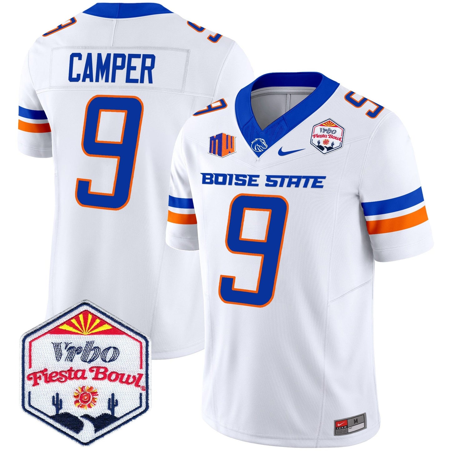 Boise State Broncos 2024 The Fiesta Bowl Patch Vapor Limited Jersey - All Stitched