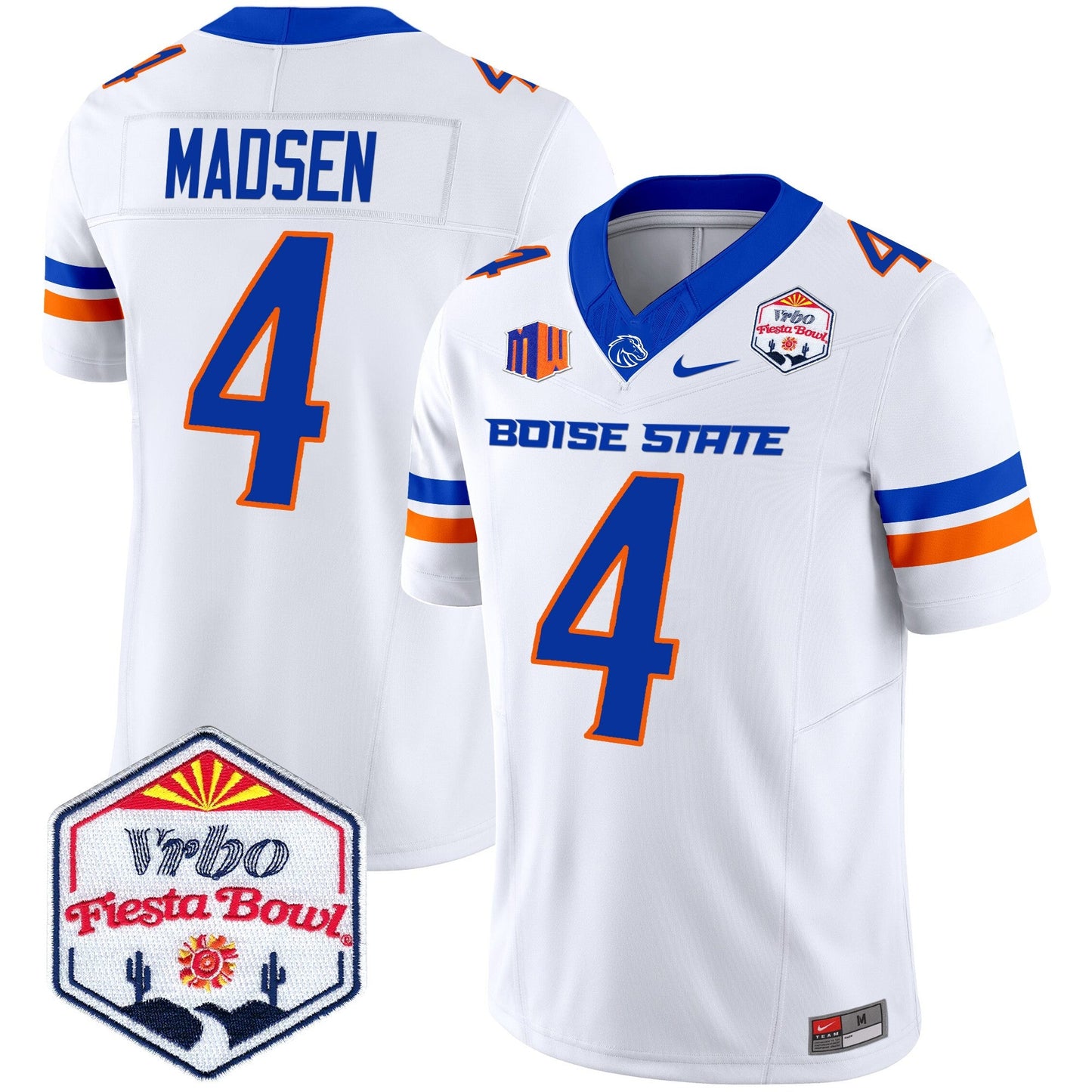 Boise State Broncos 2024 The Fiesta Bowl Patch Vapor Limited Jersey - All Stitched