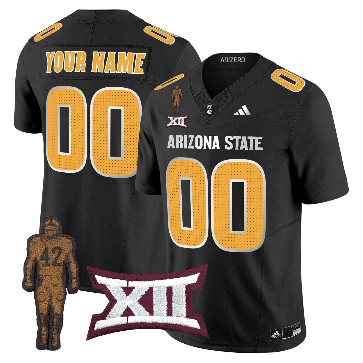 ASU 2024 Pat Tillman Honoring Patch Vapor Limited Custom Jersey V2 - All Stitched