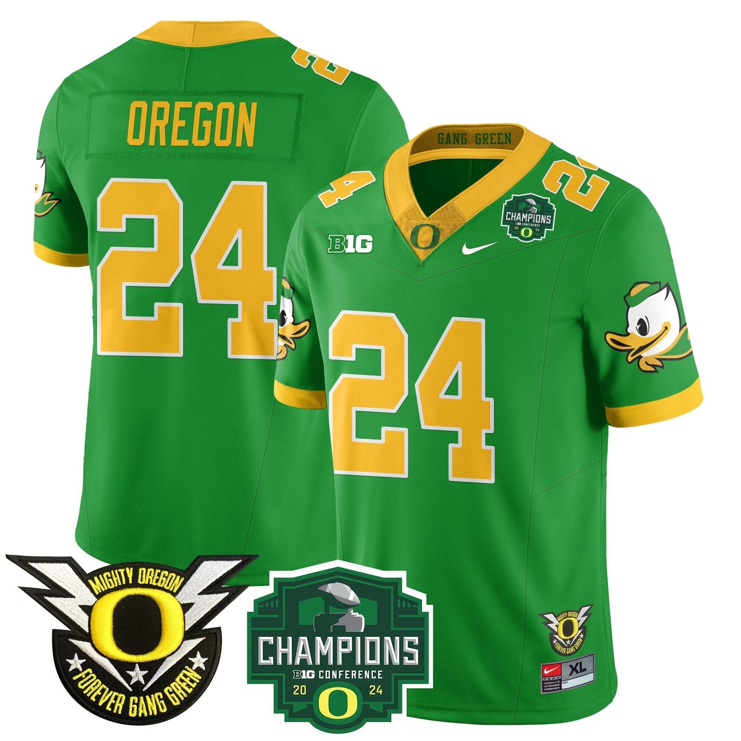 ORE 2024 Big Ten Champions Jersey - All Stitched