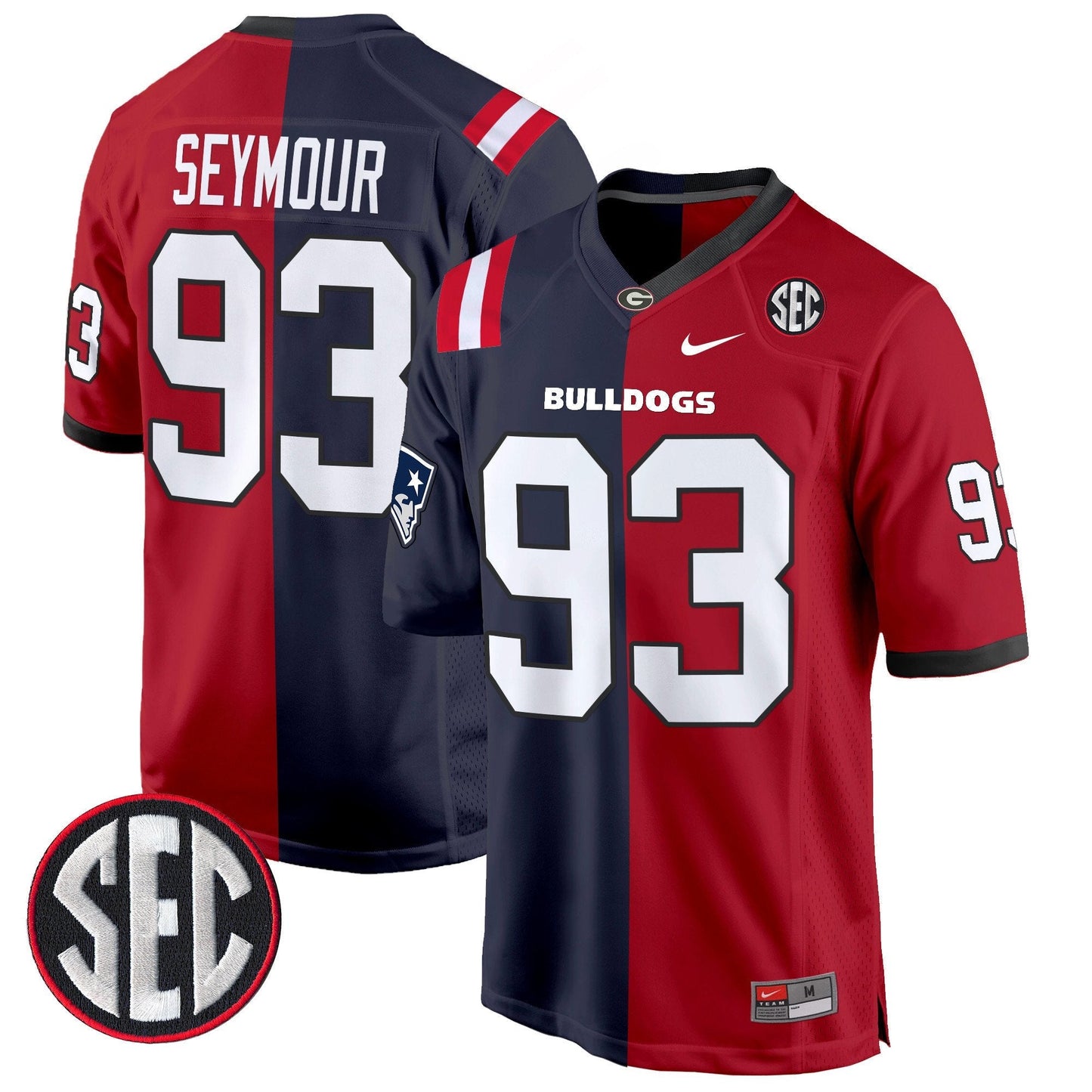 UGA Split Game Jersey - All Stitched