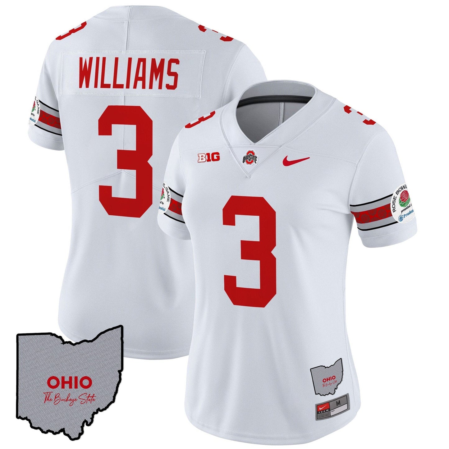 Women's OSU Rose Bowl Vapor Limited Jersey V3 - Stitched