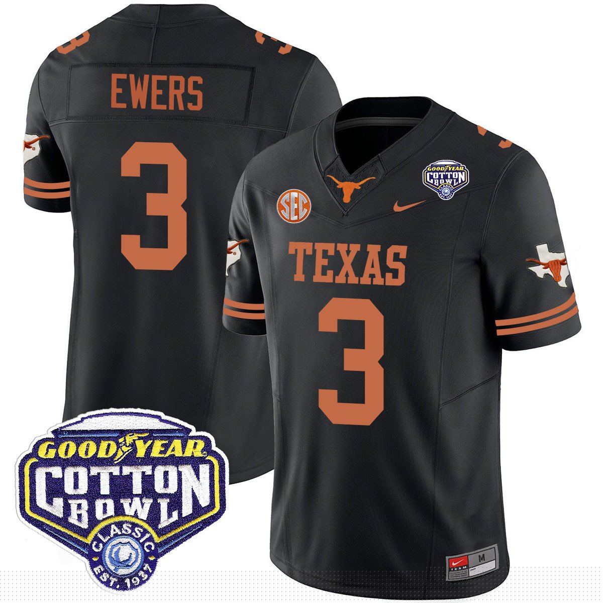TEX 2024 Cotton Bowl Classic Jersey - All Stitched