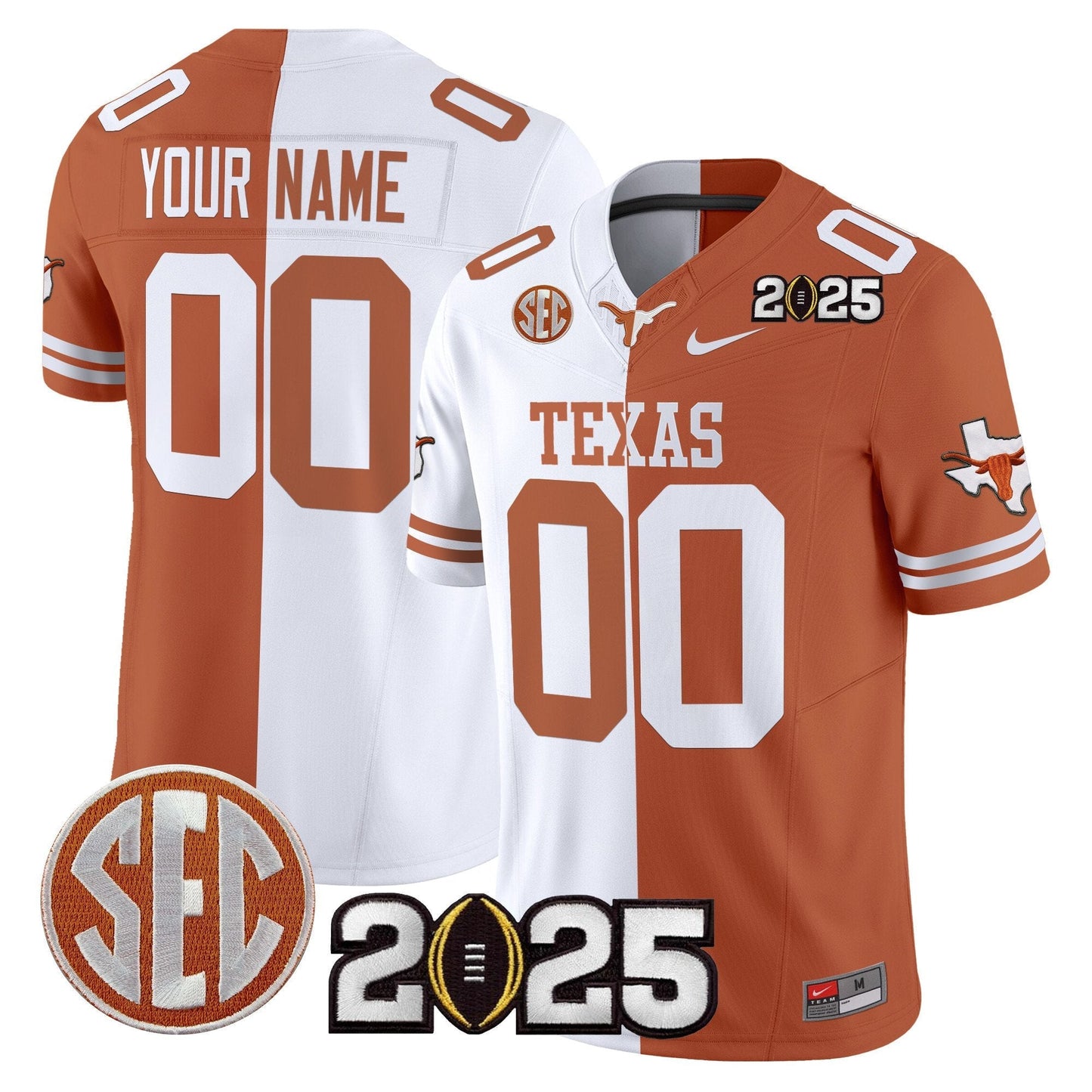 TEX 2025 CFP Final Patch Vapor Limited Custom Jersey - All Stitched