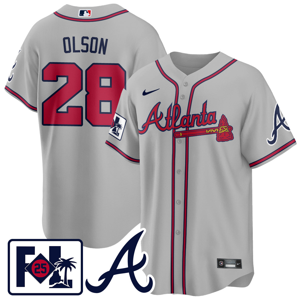 Atlanta Braves 2025 Spring Training Jersey - All Stitched