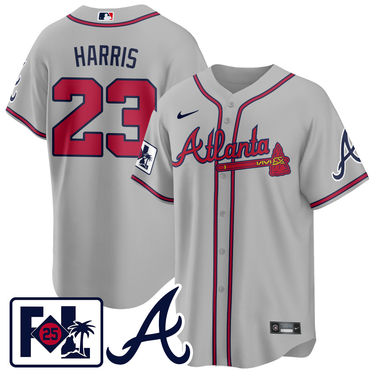 Atlanta Braves 2025 Spring Training Jersey - All Stitched