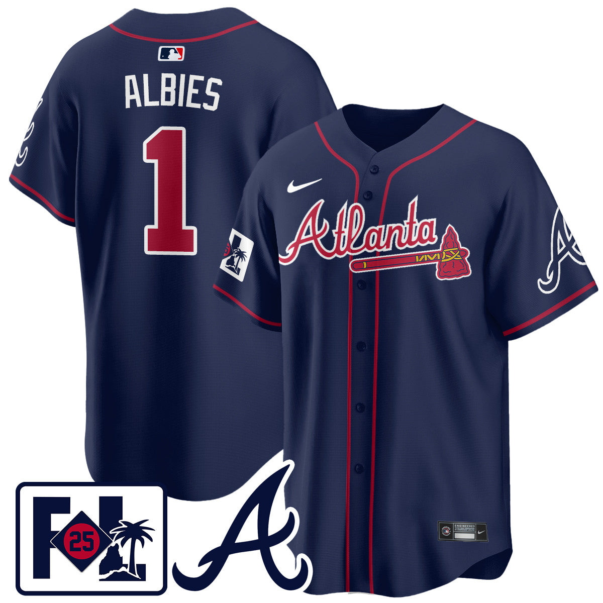 Atlanta Braves 2025 Spring Training Jersey - All Stitched