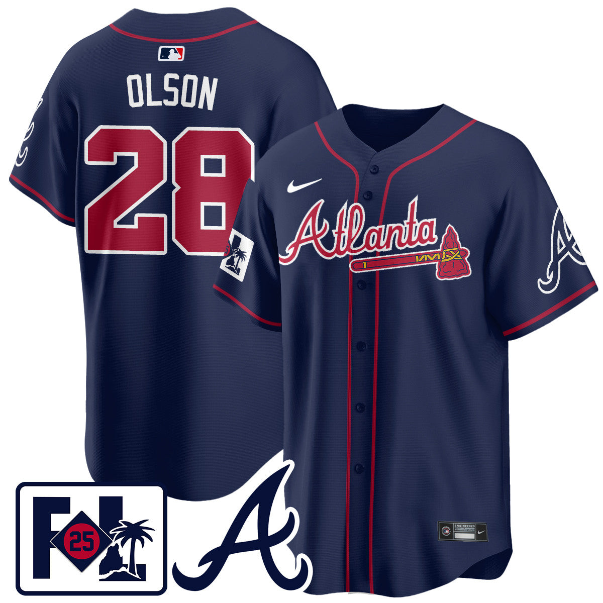 Atlanta Braves 2025 Spring Training Jersey - All Stitched