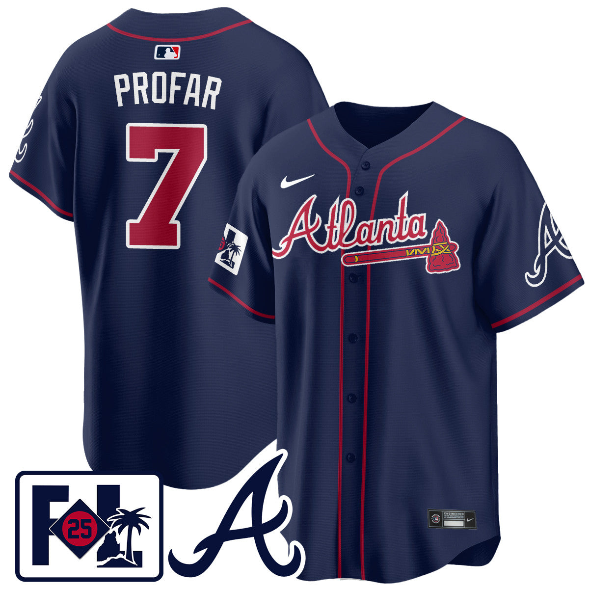 Atlanta Braves 2025 Spring Training Jersey - All Stitched