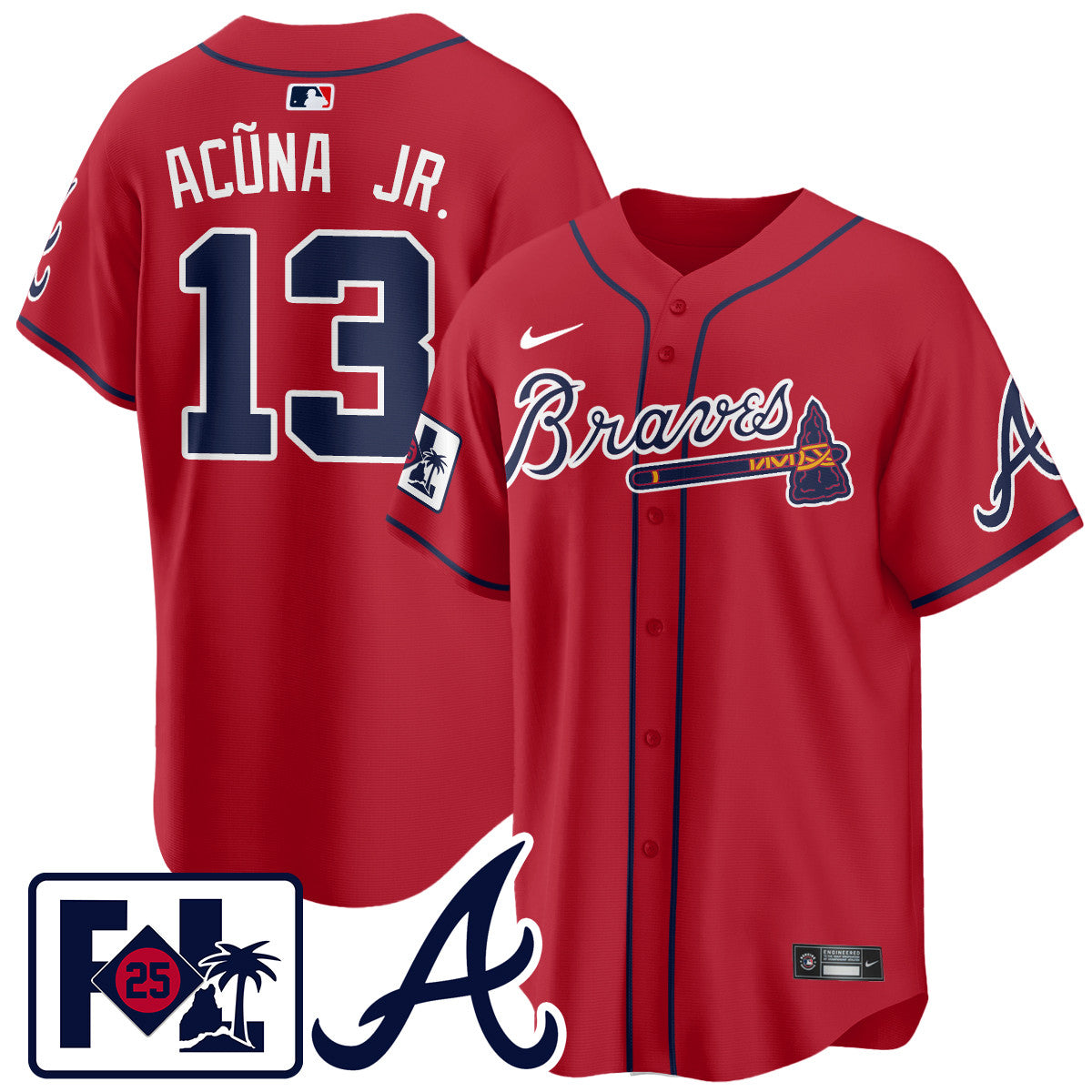 Atlanta Braves 2025 Spring Training Jersey - All Stitched