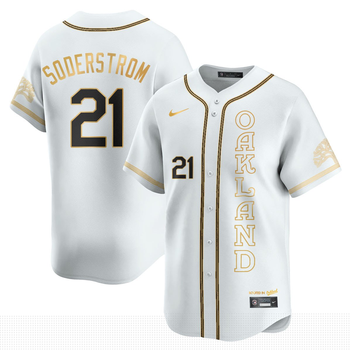 Men's Oakland Athletics City Connect Concept Jersey - All Stitched