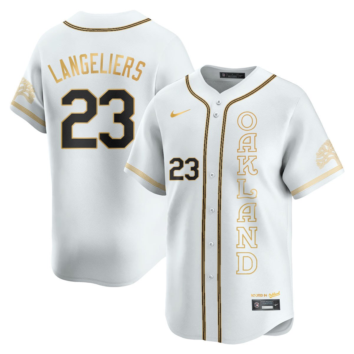 Men's Oakland Athletics City Connect Concept Jersey - All Stitched