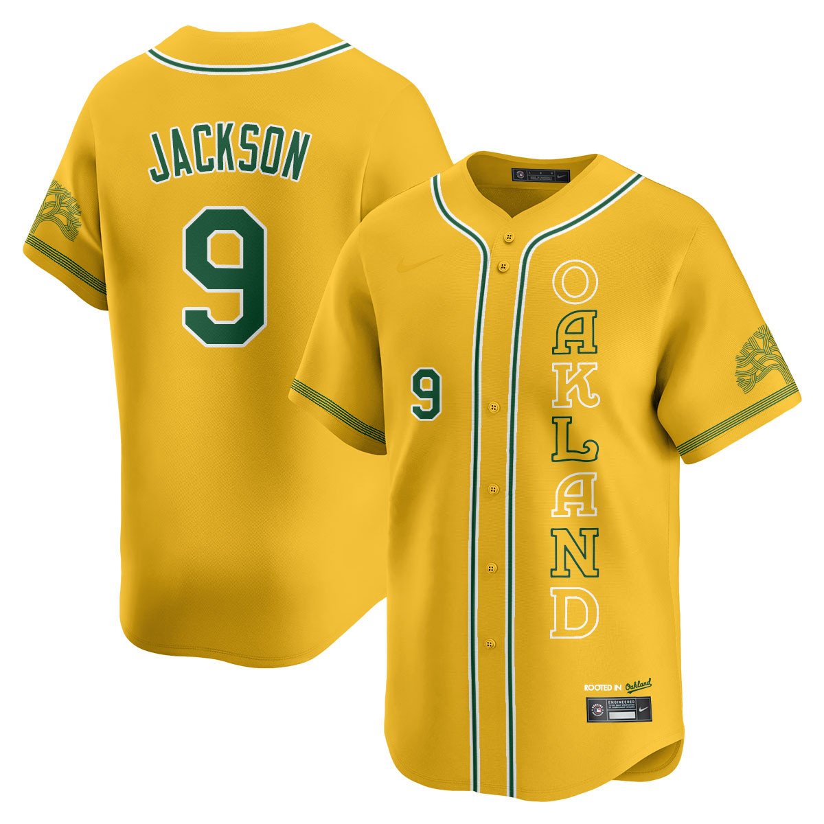 Men's Oakland Athletics City Connect Concept Jersey - All Stitched