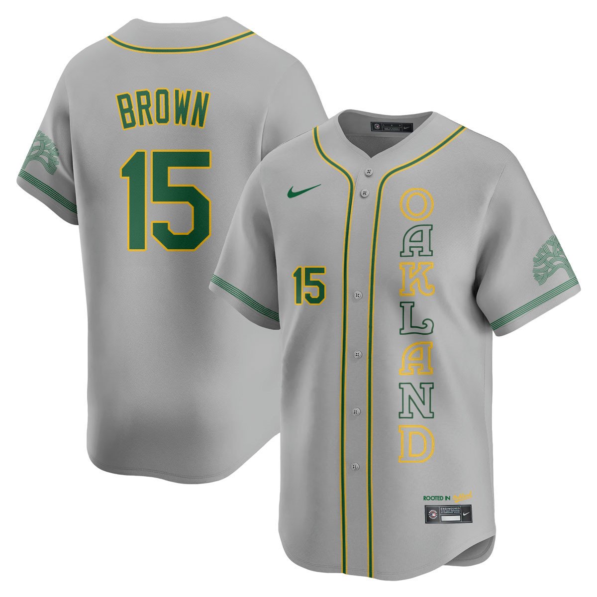 Men's Oakland Athletics City Connect Concept Jersey - All Stitched