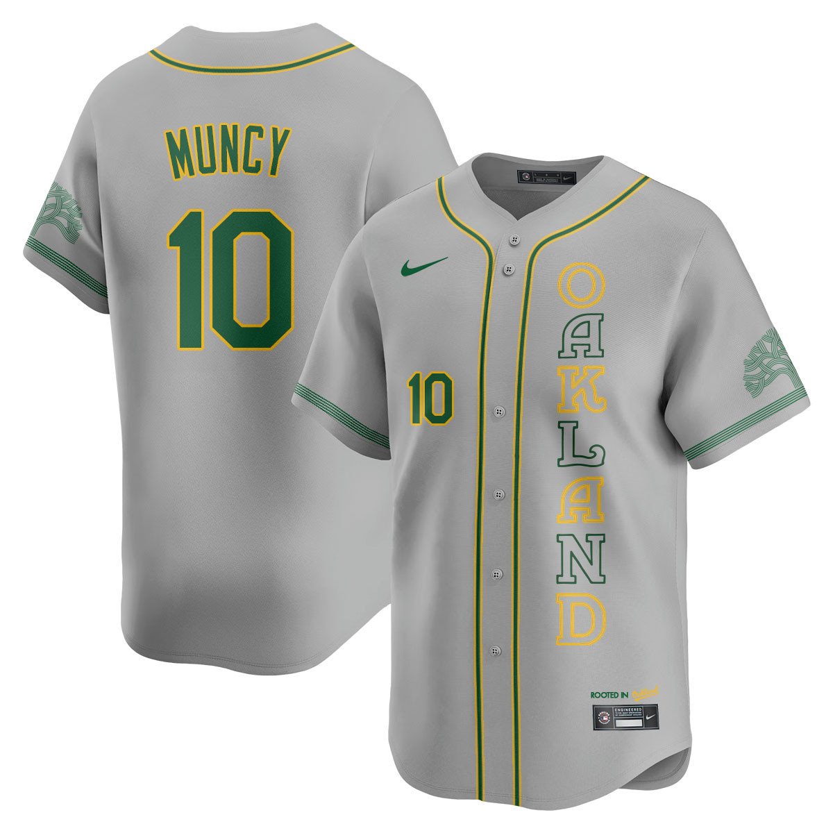 Men's Oakland Athletics City Connect Concept Jersey - All Stitched