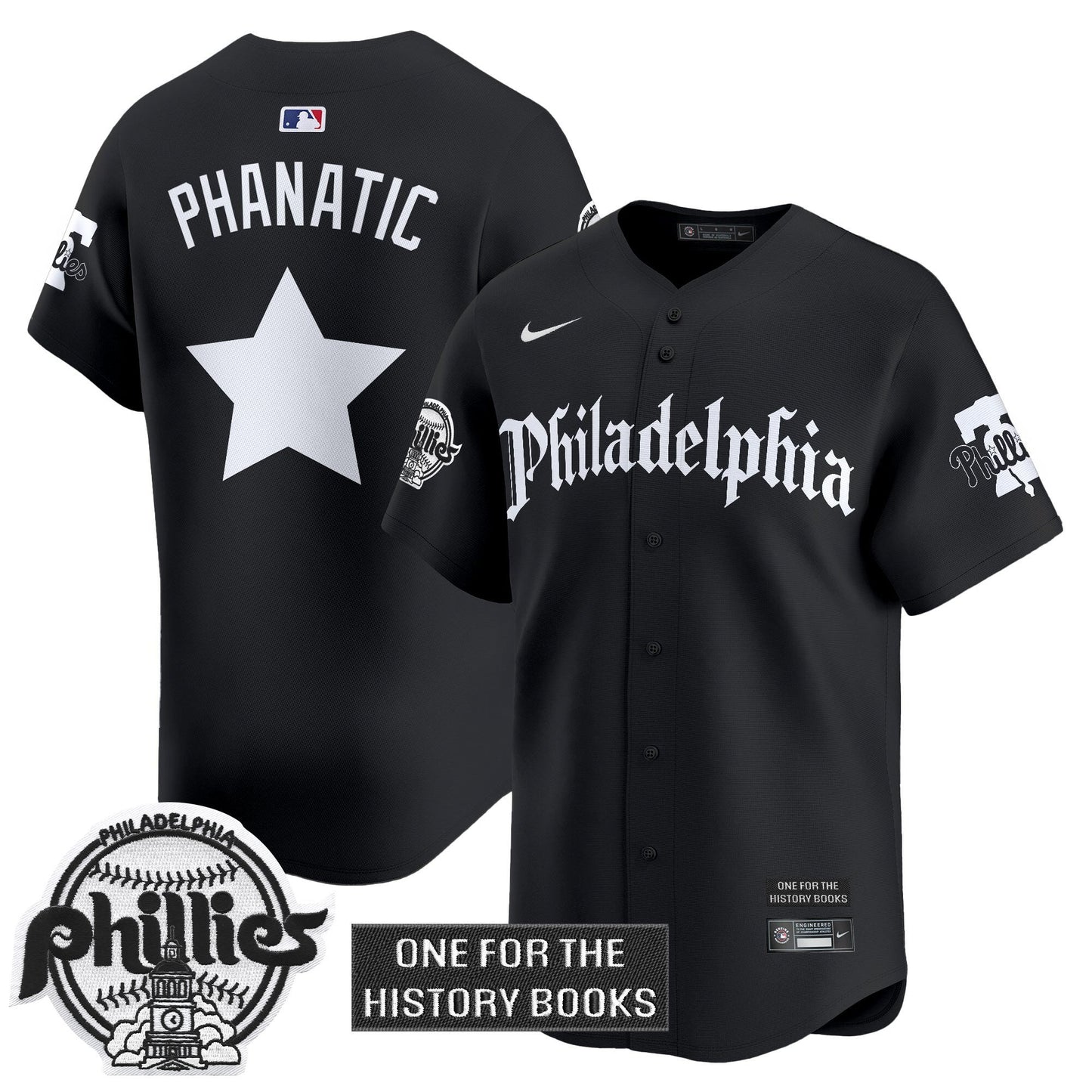 Men's Phillies 'Retro Newspaper Edition' Vapor Premier Limited Jersey - All Stitched