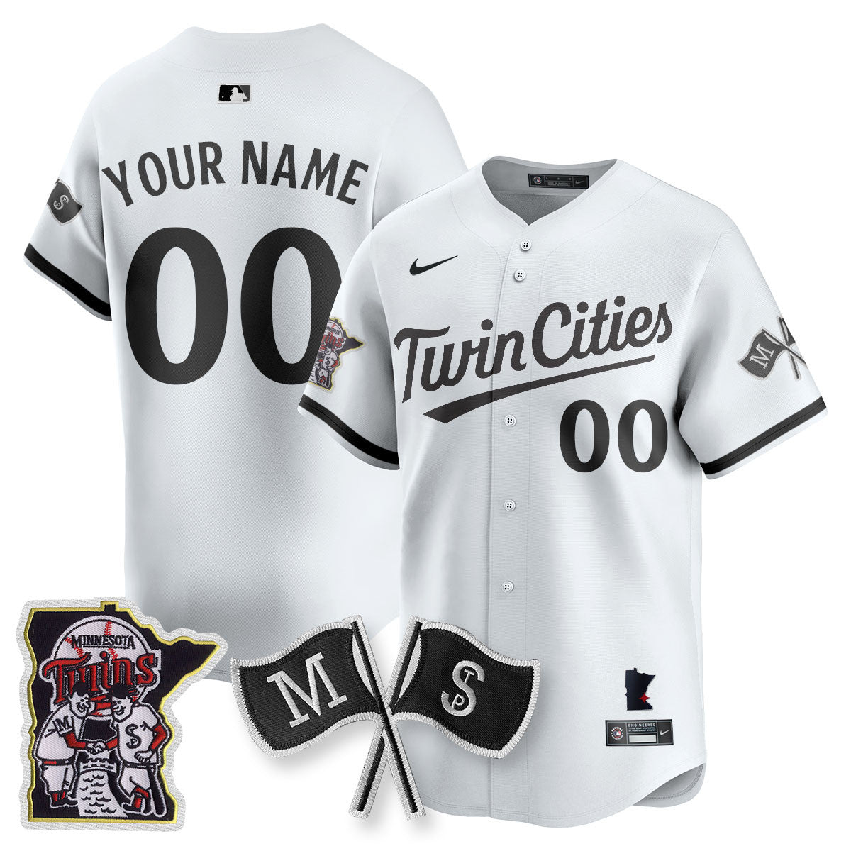 Custom Name/Gender Minnesota Twins Alternate Limited Jersey - All Stitched