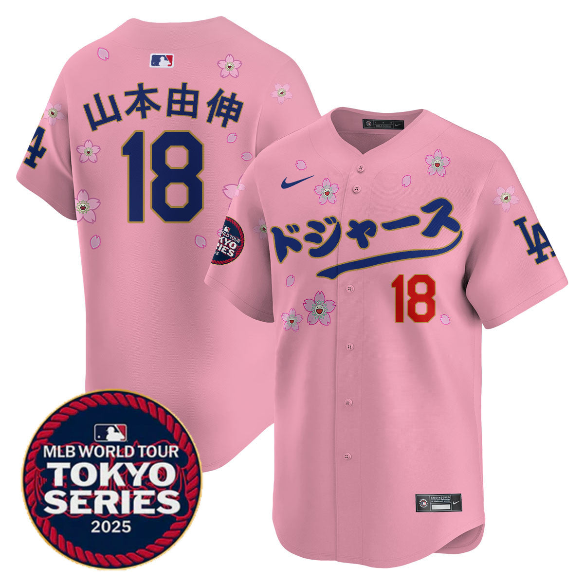 Los Angeles Dodgers Tokyo Series 2025 Vapor Limited Jersey N6 - Stitched