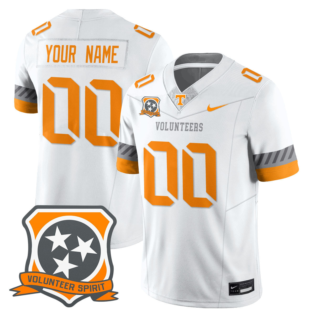 Tennessee Volunteers 2025 Spirit Custom Jersey - All Stitched