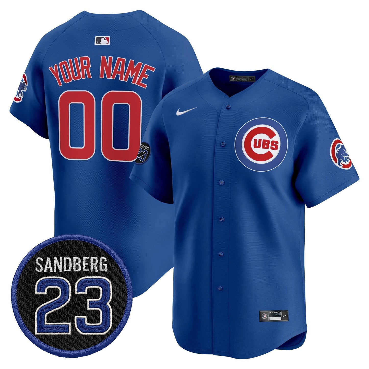 Chicago Cubs 'Ryne Sandberg Tribute' Vapor Premier Limited Custom Jersey V2 - All Stitched