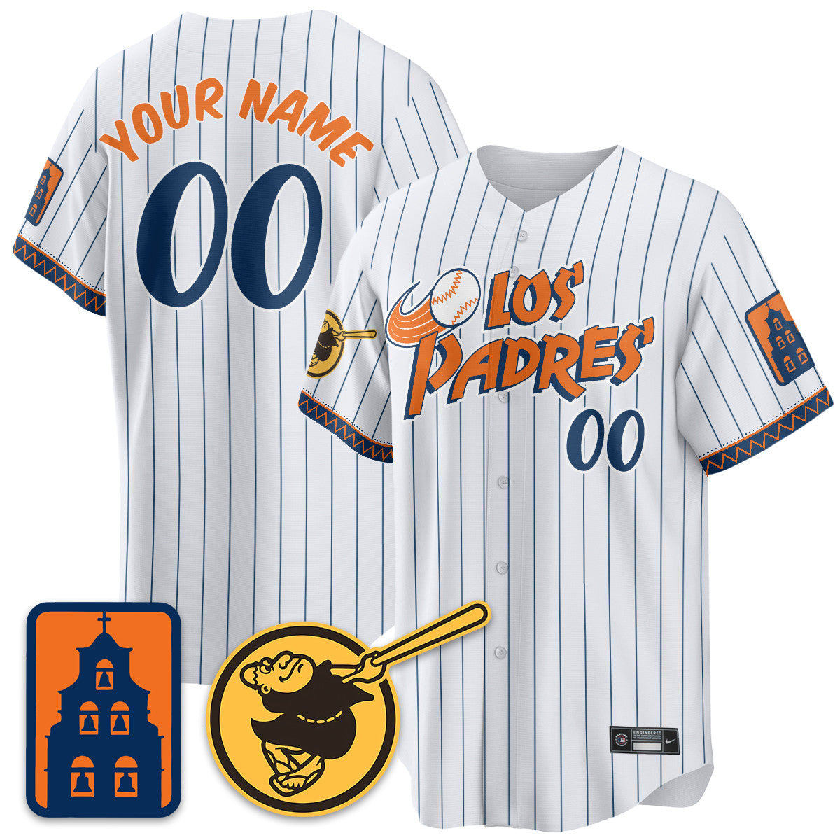 San Diego Padres City Connect City Concept Custom Jersey - All Stitched